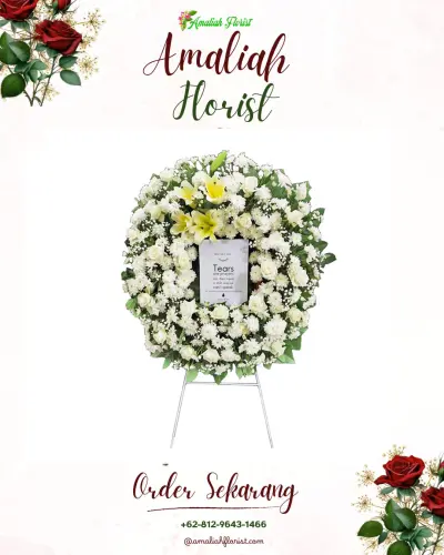 Krans Bunga Duka Cita koja